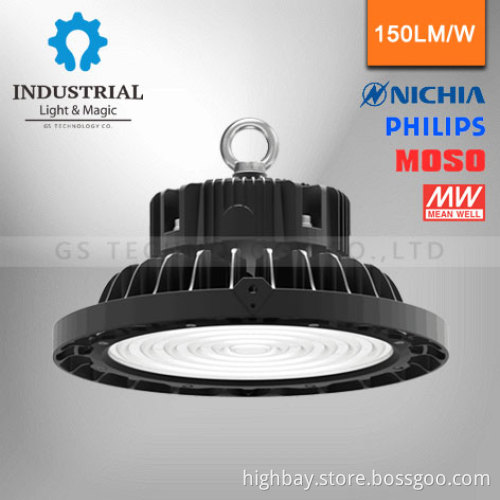 smd chip nichia 160lm/w led saa ce 240w high bay led light industrial